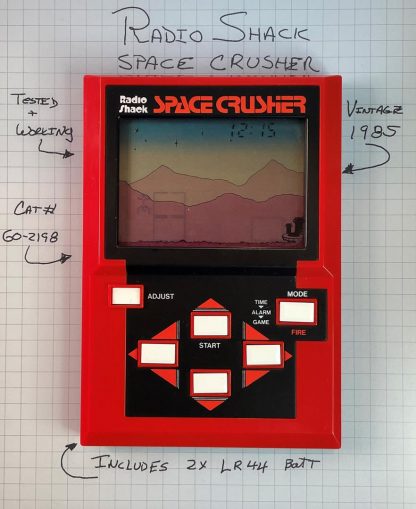 Vintage Radio Shack Space Crusher Handheld Game  (1985) WORKING!
