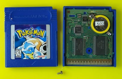 Pokemon Blue (Game Boy Color, 1998) Authentic *NEW BATTERY* w/ Save Game - Image 2