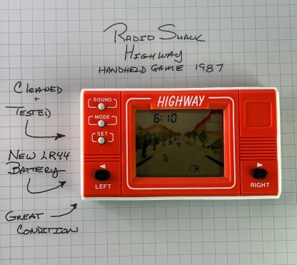 Vintage Radio Shack Hand Held Video Game Highway 1987-1988 Tested / Working