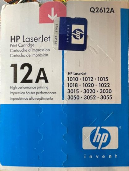 HP Q2612A12A Genuine Toner Cartridge SEALED BOX - Image 2
