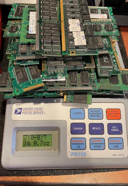 1 Lbs Scrap Vintage Computer Memory Precious Metal Gold Recovery