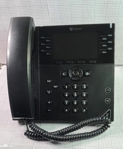 Polycom VVX 450 12-Line Business IP Desk Phone 2201-48840-001 POE - Image 2