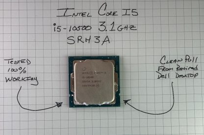 Intel 10th Gen 65W 12-Thread CPU SRH3A i5-10500 Max 4.5GHz Socket LGA1200