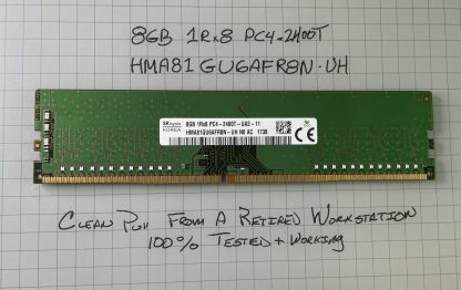 SK Hynix 8GB PC4-2400T DDR4 RAM HMA81GU6AFR8N-UH Desktop Memory