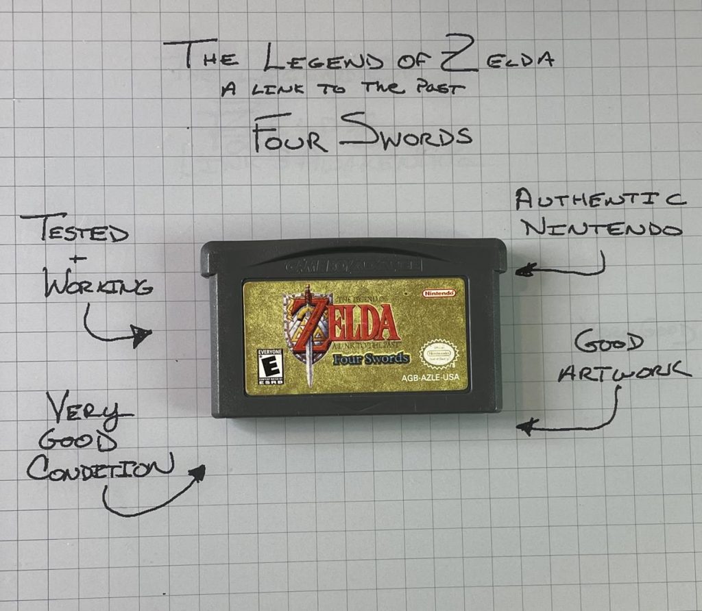 The Legend Of Zelda A Link To The Past Four Swords Game Boy Advance GeekGearStore