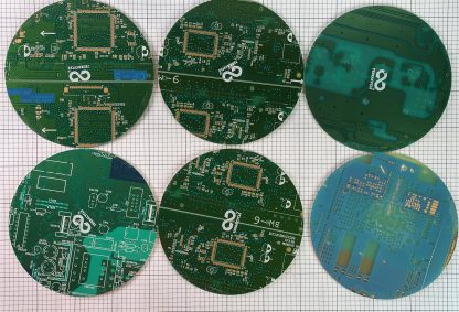 Six (6) Unique Round Circuit Boards For Crafting - Image 3