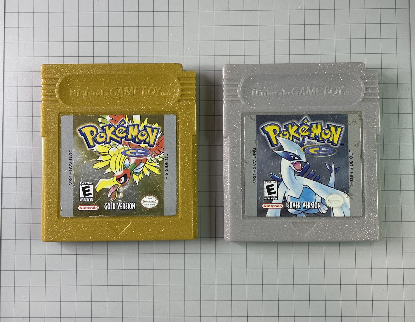 Nintendo Gameboy Color Pokemon Gold Version game Authentic Cartridge Vintage