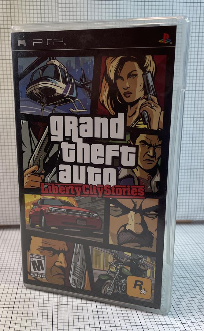 Grand Theft Auto: Liberty City Stories PSP Box Art (White