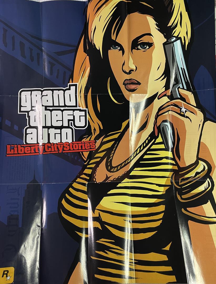 Grand Theft Auto: Liberty City Stories (Sony PSP, 2005) BOX, Manual, Poster  ONLY! – GeekGearStore