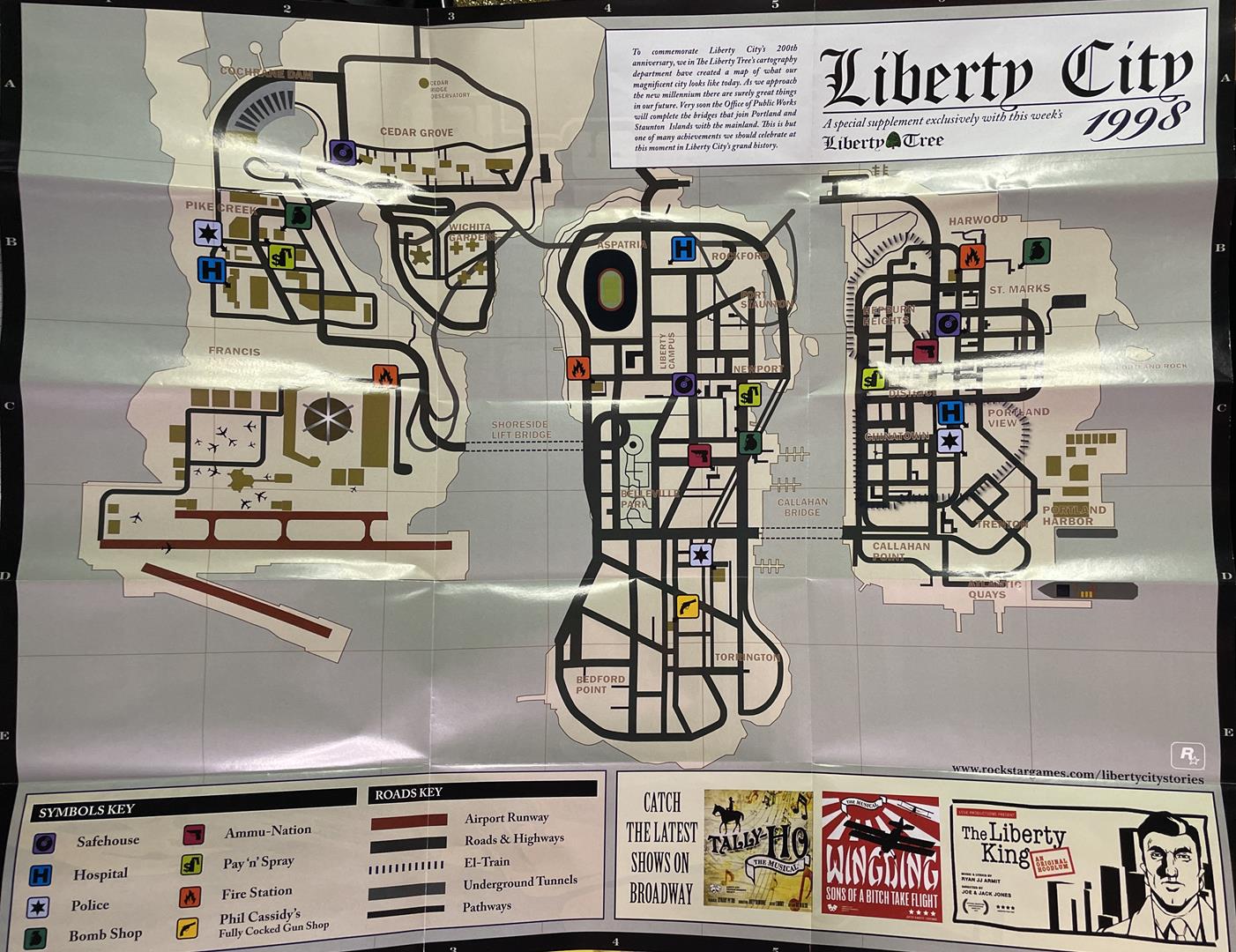 GTA Liberty City Stories com Mapa/Pôster para PS2 - Escorrega o Preço