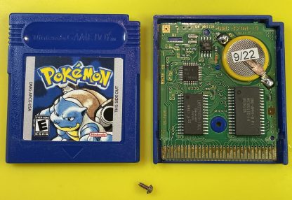 Pokemon Blue (Game Boy Color, 1998) Authentic *NEW BATTERY* w/ Save Game - Image 2