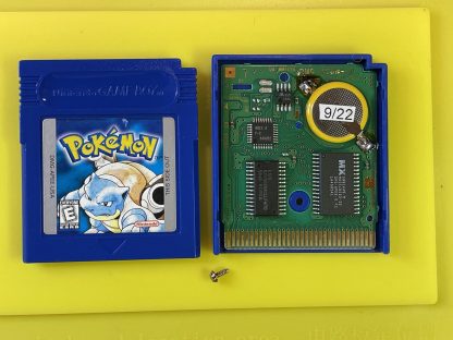 Pokemon Blue (Game Boy Color, 1998) Authentic *NEW BATTERY* w/ Save Game - Image 2
