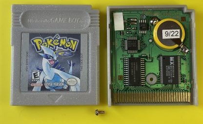 Pokemon Silver (Game Boy Color, 2000) Authentic *NEW BATTERY* & Save Game - Image 4