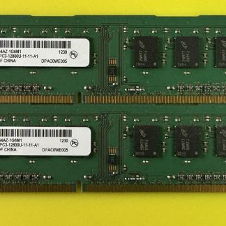 MICRON MT8JTF25664AZ-1G6M1 2 (4GB tot.) 1RX8 RAM PC3-12800U-11-11-A1 –