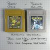 Set of Authentic Pokemon Gold and Pokemon Silver (Game Boy Color)- New Battery & Full Save Game