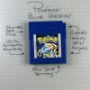 Pokemon Blue (Game Boy Color, 1998) Authentic *NEW BATTERY* w/ Save Game