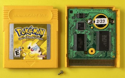 Pokemon Yellow Version (Game Boy, 1999) Authentic *NEW BATTERY* w/ Save Game - Image 4
