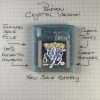 Pokemon: Crystal Version (Game Boy Color), Authentic *NEW BATTERY* W/ Save Game