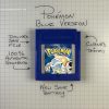 Pokemon Blue (Game Boy Color, 1998) Authentic *NEW BATTERY* w/ Save Game