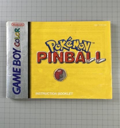 Pokemon Pinball (Game Boy, 1999) Authentic *NEW BATTERY* w/ Full Pokedex & Manual - Image 4