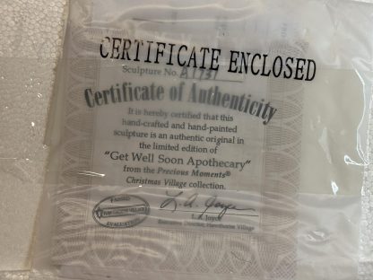 NEW - Precious Moments Hawthorne Village GET WELL SOON APOTHECARY - 78697 - Image 6