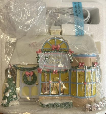 NEW - Precious Moments Hawthorne Village: Merry Melodies Music Store - 90198 - Image 2