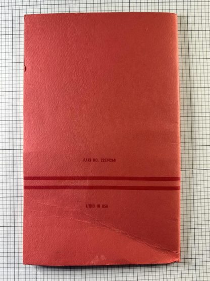 1987 90th Anniversary Oldsmobile Manual Cover w/ Pen & Supplement - Image 8