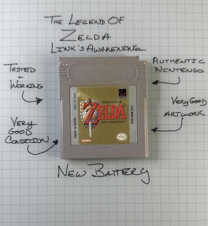 Game Boy - Legend of Zelda Link's Awakening - Authentic - New Battery & Save Game!