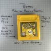Pokemon Yellow Version (Game Boy, 1999) Authentic *NEW BATTERY* w/ Save Game