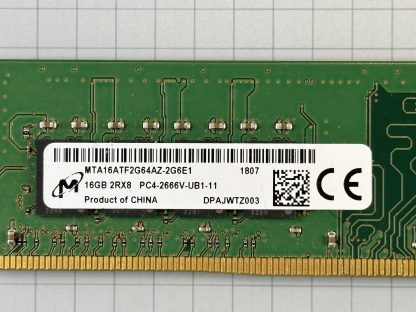 MTA16ATF2G64AZ-2G6E1 MICRON 16GB (1x16GB) 2RX8 PC4-2666V MEMORY - Image 3