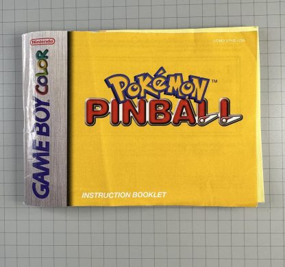 Pokemon Pinball (Game Boy, 1999) Authentic *NEW BATTERY* w/ Full Pokedex & Manual - Image 9
