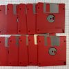 NEW LOT of 10 3.5" Red Floppy Disks - MS-DOS FAT Format 1.44Mb TESTED - Image 3