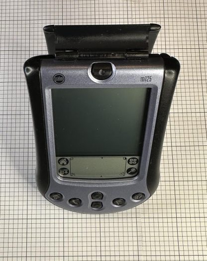Vintage Palm Pilot M125 Handheld PDA w/ Stylus & Cover -WORKING! - Image 5