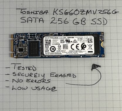 Toshiba 256GB KSG60ZMV256G SATA III NGFF 80mm M.2 SSD 0VFR5T