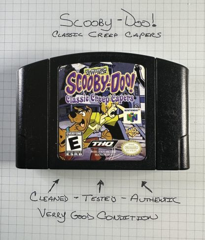 Scooby-Doo Classic Creep Capers N64 (Nintendo 64, 2001) Cleaned - Tested