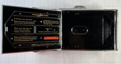 Vintage Polaroid Land Camera Model 95 with hand strap - Image 8