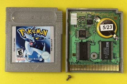 Pokemon Silver (Game Boy Color, 2000) Authentic *NEW BATTERY* - Image 2