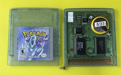 Pokemon: Crystal Version (Game Boy Color), Authentic *NEW BATTERY* W/ Save Game - Image 3