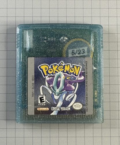 Pokemon: Crystal Version (Game Boy Color), Authentic *NEW BATTERY* W/ Save Game - Image 7