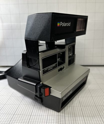 Vintage Polaroid Sun 600 LMS Instant w/ Strap & Vintage Film - Image 5