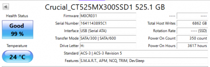 Crucial CT525MX300SSD1 MX300 525 GB 2.5" SATA III Solid State Drive - Image 4