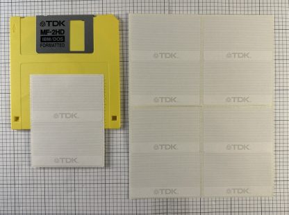 NEW LOT of 10 3.5" Yellow Floppy Disks - MS-DOS FAT Format 1.44Mb TESTED - Image 2