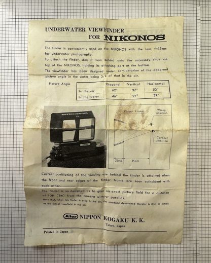 Nikon Nikonos Underwater View Finder for 35mm Lens - Image 7