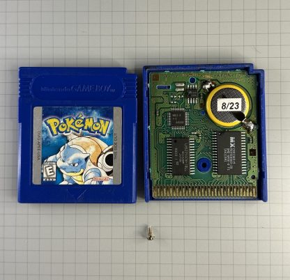 Pokemon Blue (Game Boy Color, 1998) Authentic *NEW BATTERY* w/ Save Game (Copy) (Copy) - Image 4