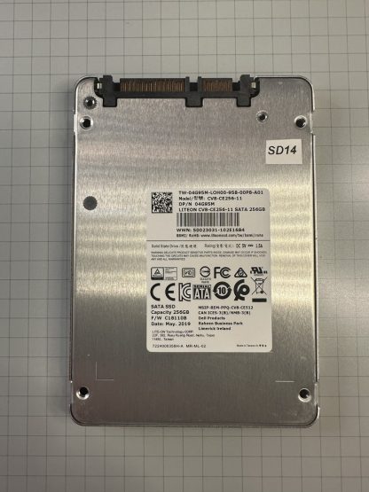 Liteon CV8-CE256-11 256 GB 2.5" SATA Internal SSD 04G95M
