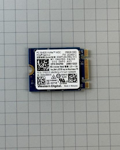 Western Digital SN520 NVMe SDAPTUW-256G-1012 Dell 0NGP80