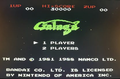 Galaga: Demons of Death (Nintendo Entertainment System, 1988)  WORKING TESTED - Image 2