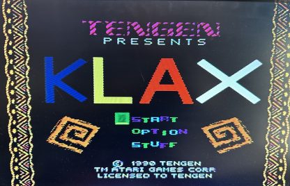 Klax (Nintendo Entertainment System, 1990) -  WORKING TESTED - Image 3