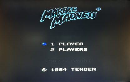 Marble Madness (Nintendo Entertainment System, 1989) - WORKING TESTED - Image 3