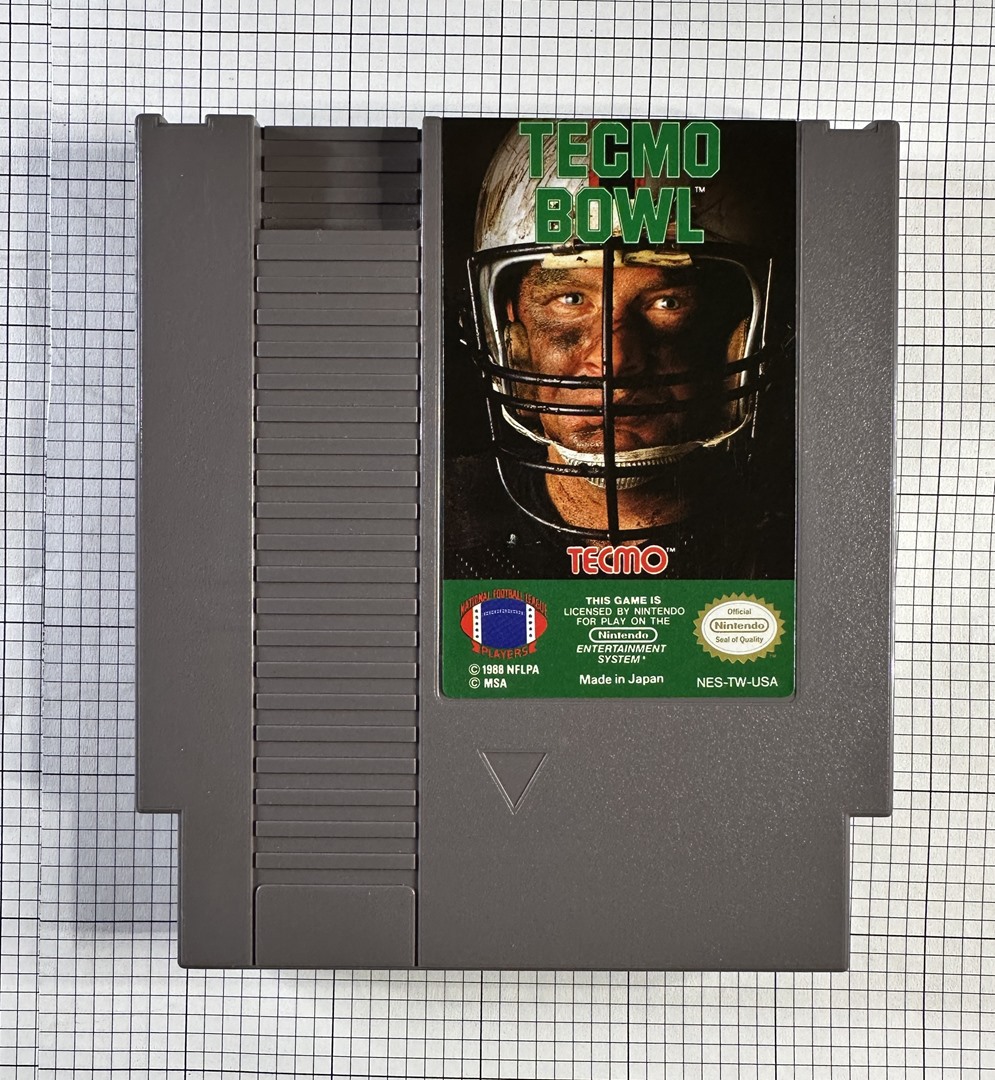 Tecmo Bowl (Nintendo Entertainment System, 1989) with Manual WORKING